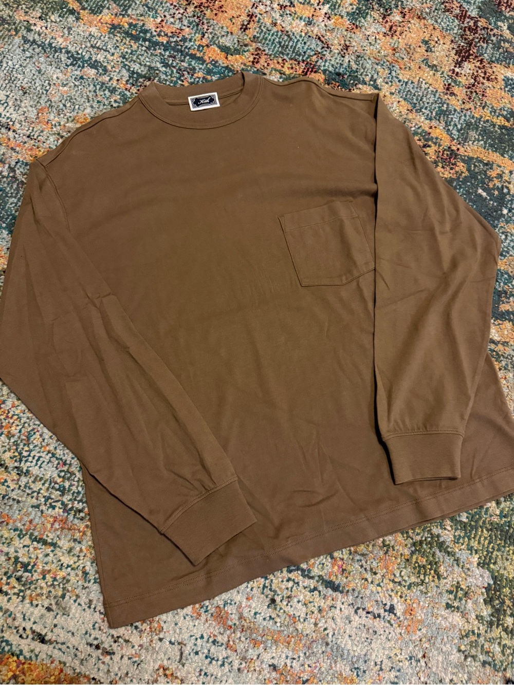 Kith Long Sleeve Leonard Pocket Tee View 2